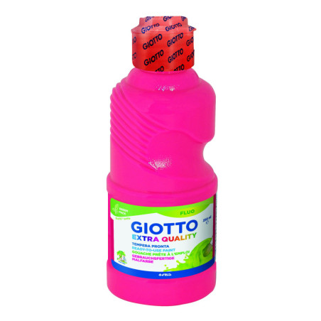 TEMPERA FLUORESCENTE 250 ML ROSA FLUOR GIOTTO