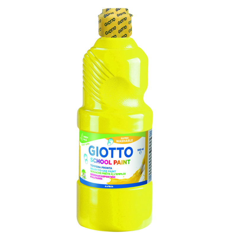 TEMPERA LAVABLE AMARILLO 500 ML GIOTTO