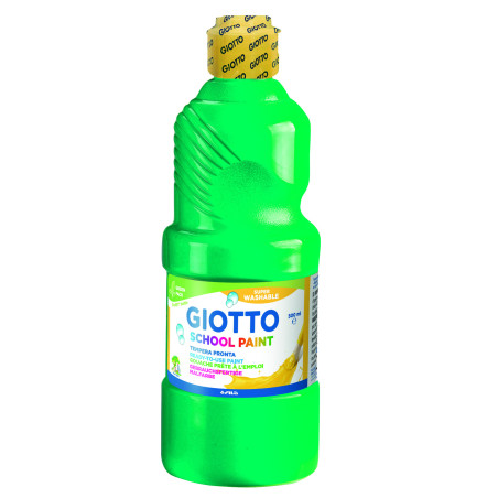 TEMPERA LAVABLE VERDE OSCURO 500 ML GIOTTO