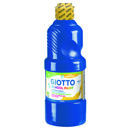 TEMPERA LAVABLE AZUL ULTRAMAR 500 ML GIOTTO