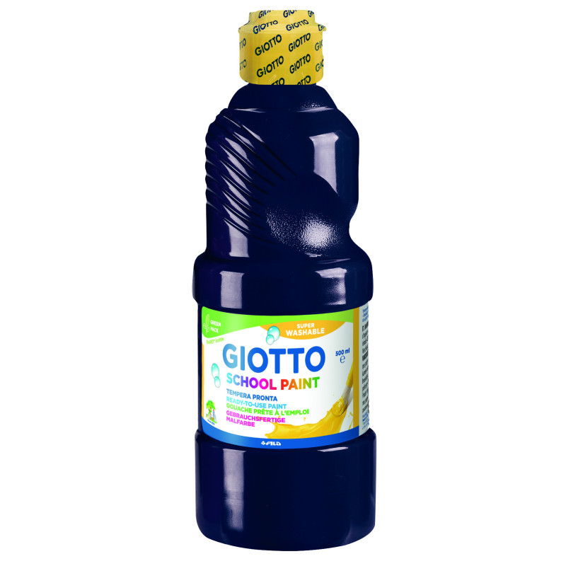 TEMPERA LAVABLE NEGRO 500 ML GIOTTO