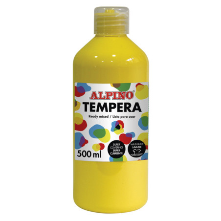 TEMPERA LIQUIDA 500 ML AMARILLO ALPINO