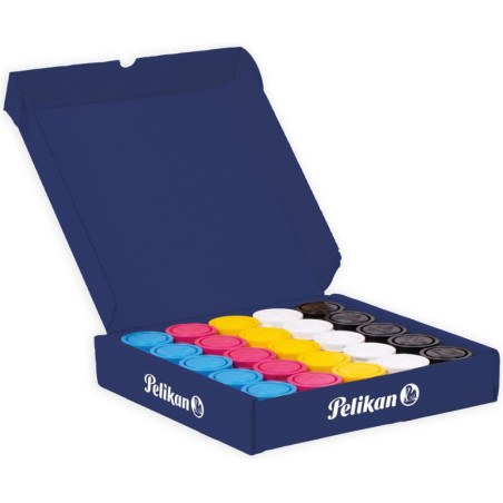 TEMPERA PELIKAN 40 ML SET 25 BOTES 5 X COLOR PELIKAN