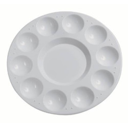 PALETA PLÁSTICO CIRCULAR Ø 17 CM ARTIST