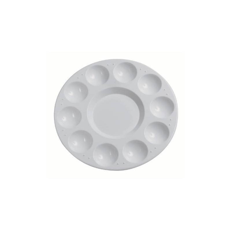 PALETA PLÁSTICO CIRCULAR Ø 17 CM ARTIST