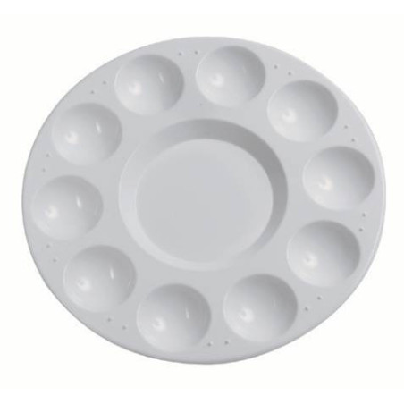 PALETA PLÁSTICO CIRCULAR Ø 17 CM ARTIST
