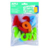SELLOS DE ESPONJA 123 10U APLI 17466