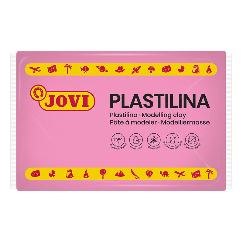 PLASTILINA CJ.15u. 350G ROSA JOVI 7207