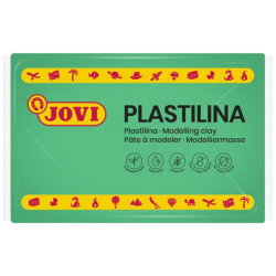 PLASTILINA CJ.15u. 350G VERDE CLARO JOVI 7210