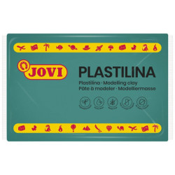 PLASTILINA CJ.15u. 350G VERDE OSCURO JOVI 7211