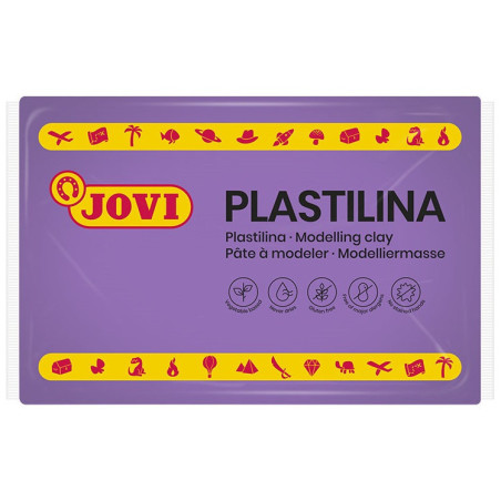 PLASTILINA CJ.15u. 350G LILA JOVI 7214