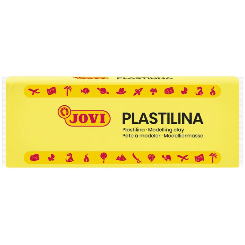 PLASTILINA CJ.15u. 150G AMARILLO CLARO JOVI 7102