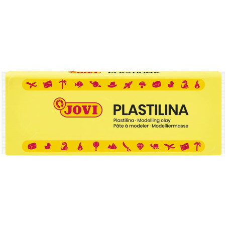 PLASTILINA CJ.15u. 150G AMARILLO CLARO JOVI 7102