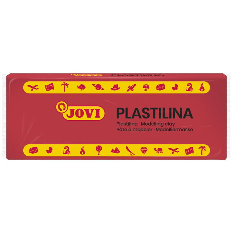 PLASTILINA CJ.15u. 150G ROJO JOVI 7105