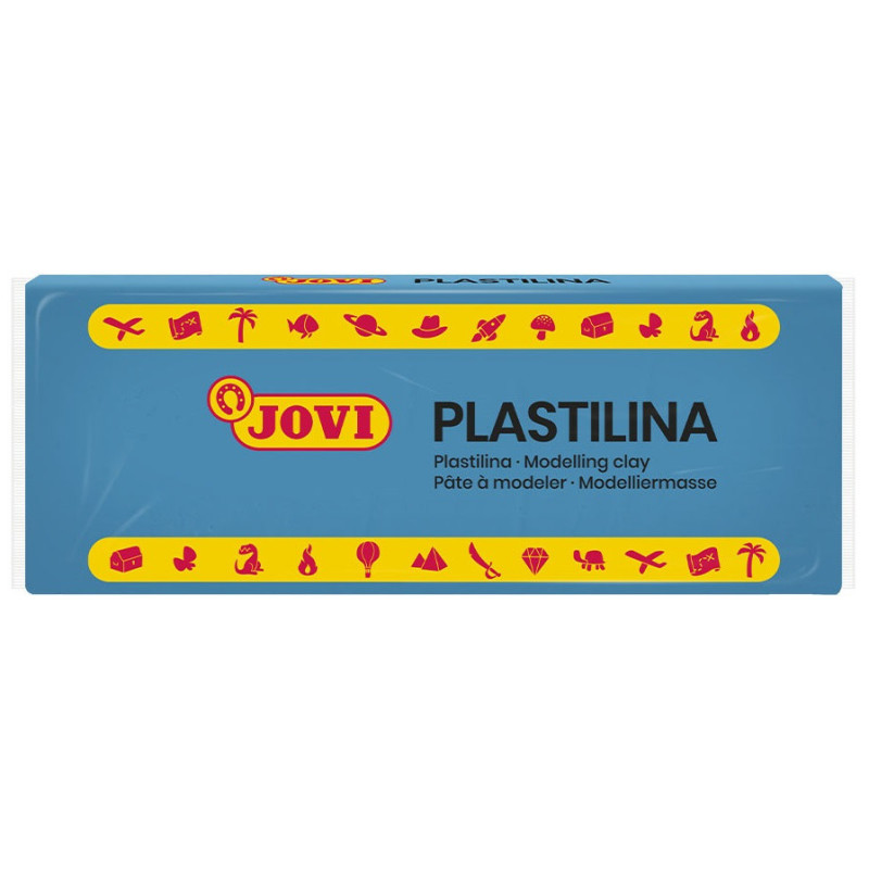 PLASTILINA CJ.15u. 150G AZUL CLARO JOVI 7112