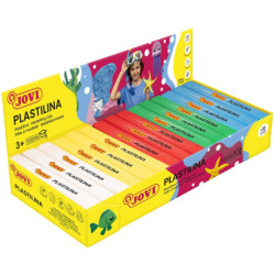 PLASTILINA CJ.15u. 150G 5 COLORES BASICOS JOVI 71B