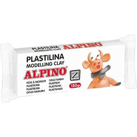 PLASTILINA CJ 12u. 150G BLANCO ALPINO