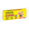 PLASTILINA CJ 12u. 150G AMARILLO CLARO ALPINO