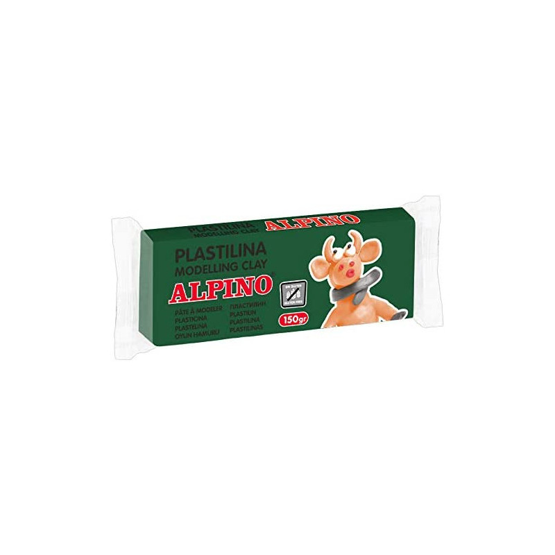 PLASTILINA CJ 12u. 150G VERDE PRADO ALPINO