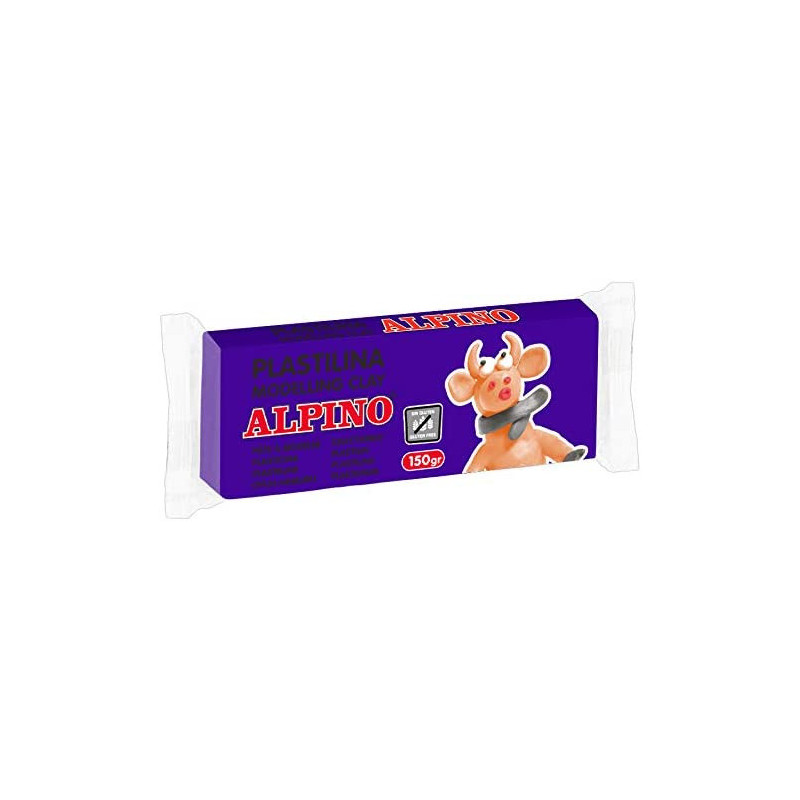 PLASTILINA CJ 12u. 150G VIOLETA CLARO ALPINO
