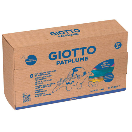 GIOTTO PATPLUME COLORES PRIMARIOS 350 G. EST.6u.