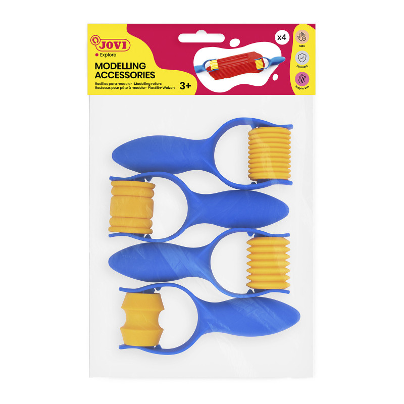 RODILLOS MODELAR FORMAS DIVERSAS SET 4u. JOVI 426