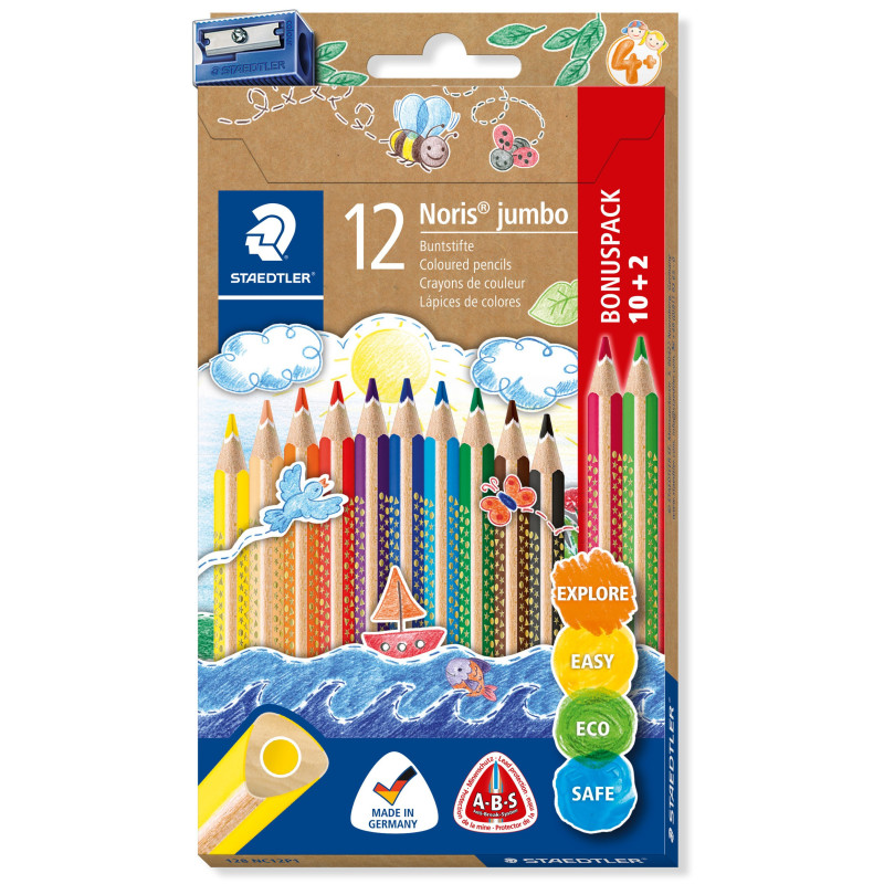LAPICEROS COLOR NORIS® JUMBO 128 12 UDS STAEDTLER