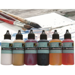ACUARELA LÍQUIDA 60 ML NEGRO ARTIST