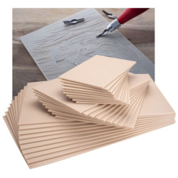 PLANCHA DE LINOGRABADO ESSDEE 3.0/SC1B SOFTCUT CARVING BLOCK 10 X 10 CM ARTIST