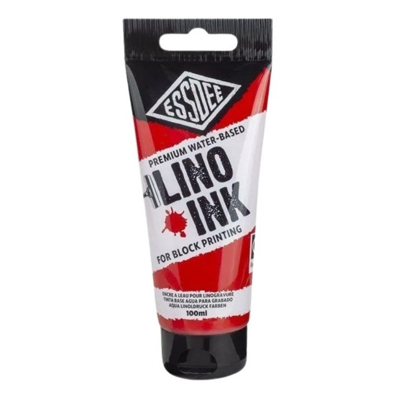 TINTA LINÓLEO PREMIUM QUALITY BRILLIANT ROJO 100 ML ESSDEE LPI/02R100 ARTIST