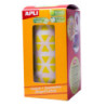 GOMETS TRIANGULARES 10,5x10,5x10,5MM AMARILLO ROLLO 6136u. APLI 4863