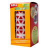 GOMETS TRIANGULARES 20x20x20MM ROJO ROLLO 2596u. APLI 4869