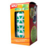 GOMETS TRIANGULARES 10,5x10,5x10,5MM VERDE ROLLO 6136u. APLI 4866