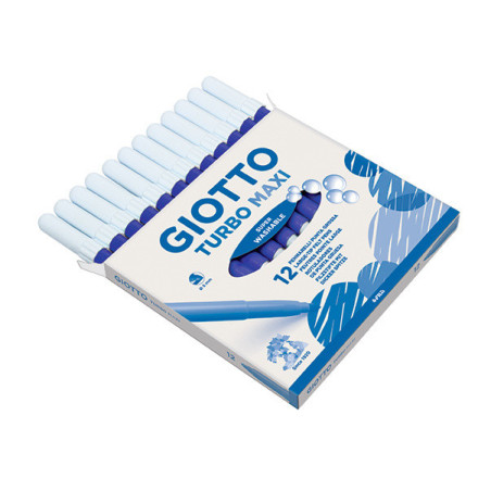 MARCD.ES COLORES GIOTTO TURBO MAXI AZ ULTRAMAR CJ.12