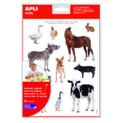 GOMETS ANIMALES GRANJA REM 12H 144 UDS APLI 16620