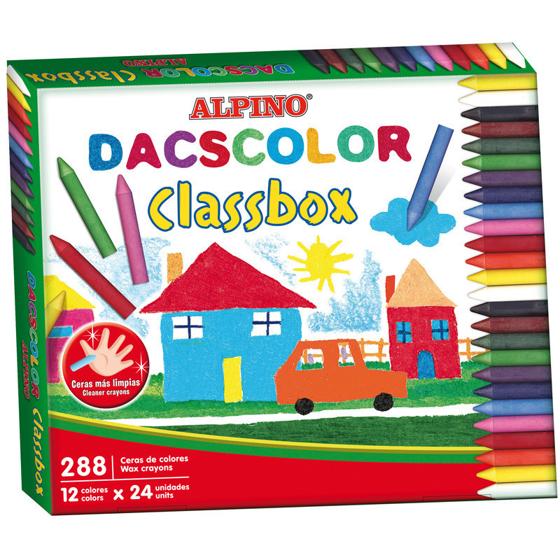 CERAS SCHOOLPACK 288u. (24u.X12 COLORES) DACSCOLOR ALPINO