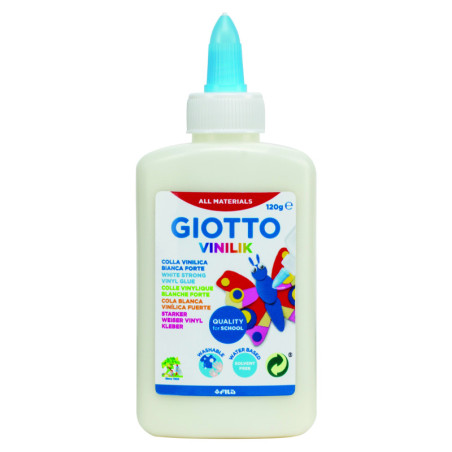 BOTE GIOTTO VINILIK CON APLICADOR COLA BLANCA 120 G