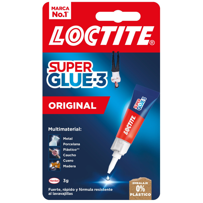 PEGAMENTO SUPER GLUE 3 ORIGINAL 3G LOCTITE
