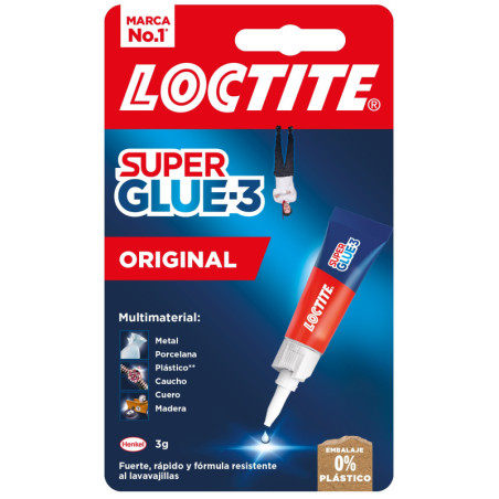 PEGAMENTO SUPER GLUE 3 ORIGINAL 3G LOCTITE