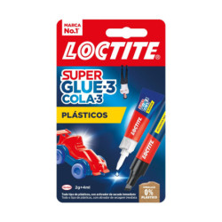 PEGAMENTO SG-3 PLASTICOS DIFICILES 4 ML / 2 G LOCTITE
