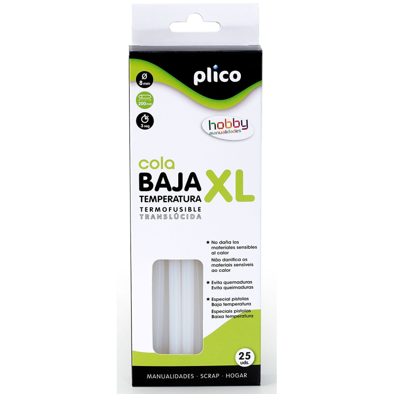 COLA TERMOFUSIBLE MINI-XL BAJA TEMPERATURA (25u.) PLICO