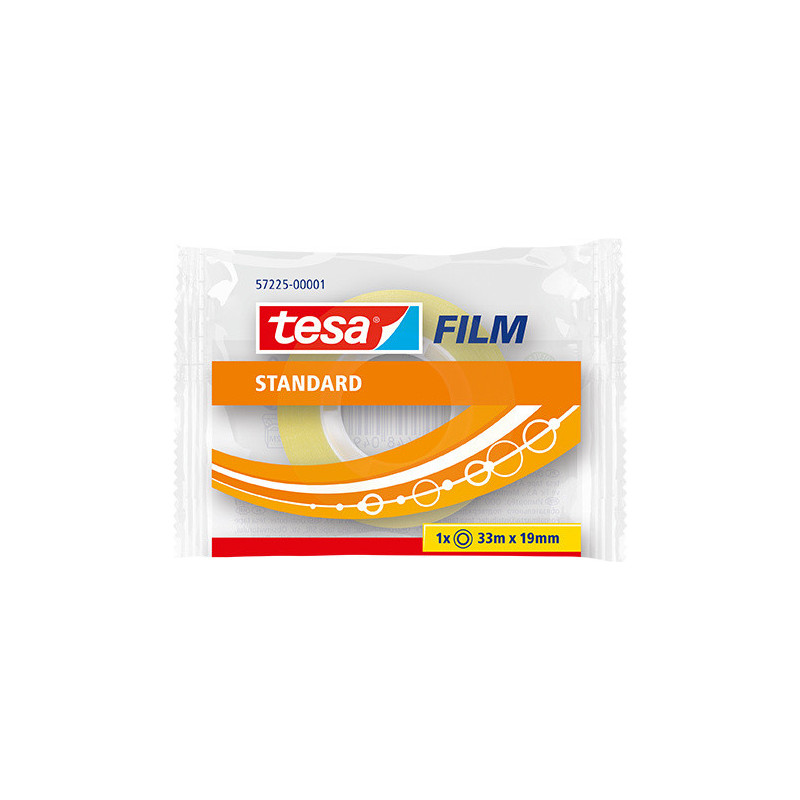 CINTA ADHESIVA ESTANDAR 33M X 19MM BOLSITA TESA
