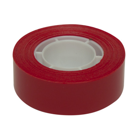 CINTA ADHESIVA COLOR ROJO 19MM X 33M  APLI