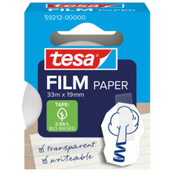 CINTA ADHESIVA TESAFILM PAPER 33 M X 19 MM TESA