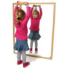 ESPEJO INFANTIL IRROMPIBLE 110x85 CM MADERA NATURAL HAYA HENBEA 996/G