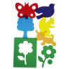 PLANTILLAS EDUCATIVAS EN EL PARQUE 23.5 X 17CM SET 6UDS. PP TRASLÚCIDAS HENBEA