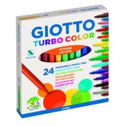 MARCD.ES COLORES GIOTTO TURBO COLOR PUNTA MEDIA 24U..