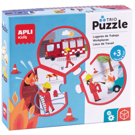PUZZLE TRIO PROFESIONES APLI