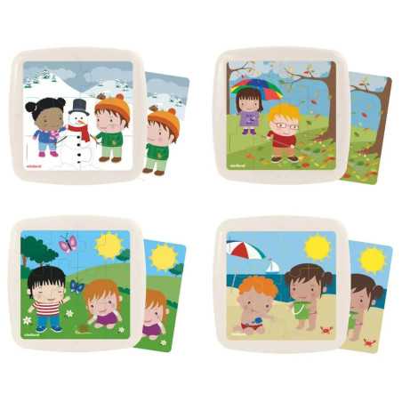 PUZZLES LAS ESTACIONES SET 4u. MINILAND