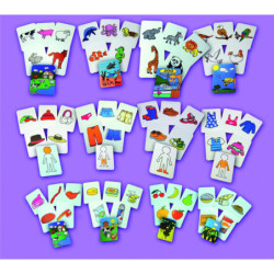 TARJETAS FAMILIA ROPA Y ZONA DEL CUERPO (9 TARJETAS) HENBEA 928